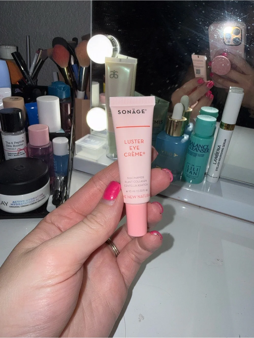 Sonäge Luster Eye Crème — Pink Brightening Eye Treatment